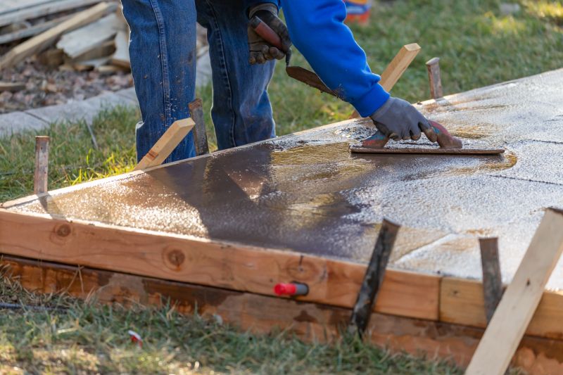 Patio Concrete Pouring
