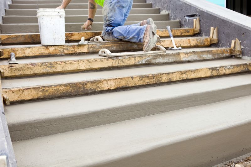 Poured Steps Installation